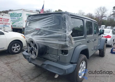 2020 Jeep Wrangler Unlimited Sport S 4X4 z USA, uszkodzony, nr VIN 1C4HJXDG3LW298223